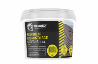 Flexibilní hydroizolace STŘECHA S-T4 DEBBEX červenohnědá 5kg