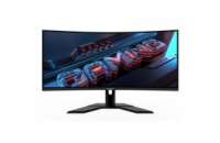 GIGABYTE LCD - 34" Gaming monitor G34WQCP, Prohnutý VA1500R, 3440x1440 WQHD, 180Hz, 4000:1, 350cd/m2, 1ms, 2xHDMI, 1xDP