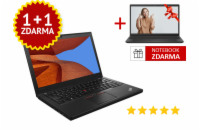 Lenovo ThinkPad X270 12,5 palců, 8 GB, Intel Core i3-6006U 2.00 GHz, 128 GB SSD, Windows 11 Pro, 1366 x 768 px, Intel HD Graphics 520, Bluetooth, WIFI, Webkamera, Vady: mírné estetické vady