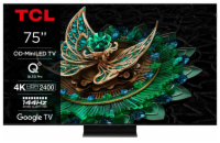 TCL 75C765 SMART TV 75" QLED/4K UHD/Mini LED/144Hz/4xHDMI/USB/LAN/GoogleTV