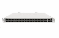 MikroTik Cloud Router Switch CRS354-48G-4S+2Q+RM, 650MHz CPU, 64MB, 1x10/100, 48xGLAN, 4xSFP+, 2xQSFP, vč. L5 -