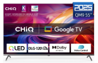 CHiQ U55QM9V TV 55", UHD, QLED, Google TV 5.0, DLG 120 Hz, MEMC, Dolby Atmos