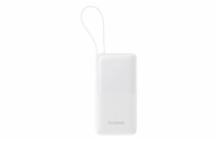 Powerbanka Baseus Bipow 2 10000mAh 20W s kabelem USB-C bílá