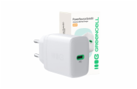 GreenCell Napájecí adaptér PowerSource Solo30, USB-C, 30W, bílá Kompaktní USB-C adaptér s výkonem 30W pro rychlé nabíjení mobilních zařízení. Ideální pro domácí i cestovní použití.