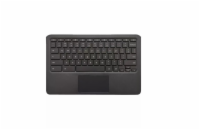 Palmrest s klávesnicí (Německé klávesy) a touchpadem pro HP ChromeBook 11a G6 EE Palmrest s německou klávesnicí a touchpadem pro HP ChromeBook 11a G6 EE, klávesnice má české přelepky.