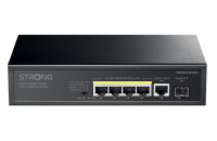 STRONG switch SW8010POE+/ 8x port Gigabit POE+/ 2x Ggabit Uplink port/ IEEE802.3af/at/ kovové šasi/ černý STRONG switch SW8010POE+/ 8x port Gigabit POE+/ 2x Ggabit Uplink port/ IEEE802.3af/at/ kovové šasi/ černý