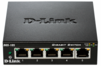 D-Link DGS-105 kovový 5-port 10/100/1000 Switch