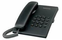 Panasonic KX-TS500 - jednolinkový telefon, černý