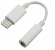 PREMIUMCORD Apple Lightning audio redukční kabel na 3.5 mm stereo jack/female, bílý