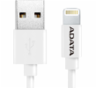 ADATA Sync & Charge Lightning kabel - USB A 2.0, 100cm, plastový, bílý