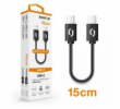 ALIGATOR Datový kabel POWER USB-C/USB-C 15cm, černý