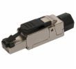 Konektor MPTL 90° RJ45 CAT6A STP samořezný SXRJ45-6A-STP-BK-SA-U