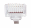 GEMBIRD LC-PTU-01/100 Universal pass-through modular UTP plug 8P8C 100pcs solid and stranded