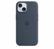 iPhone 15+ Silicone Case with MagSafe - Storm Blue