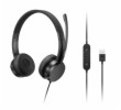 Lenovo sluchátka USB-A Wired Stereo On-Ear Headset (with control box)