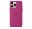 iPhone 16 Pro Max Silicone Case with MS - Fuchsia