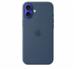 iPhone 16 Plus Silicone Case with MS - Denim