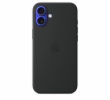 iPhone 16 Plus Silicone Case with MS - Black