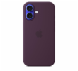 iPhone 16 Silicone Case with MS - Plum