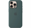 iPhone 16 Pro Max Silicone Case with MS - Lake Gre