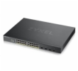 Zyxel XGS1935-28HP, 28 Port Lite-L3 Smart Managed PoE Switch, 24x Gigabit PoE and 4x 10G SFP+, hybrid mode, standalone o